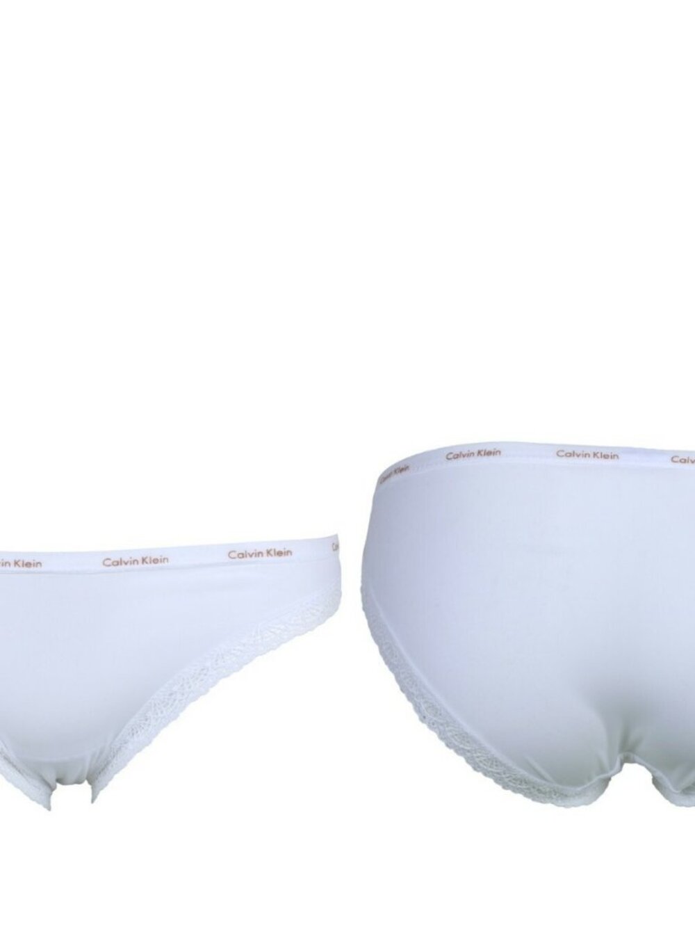 Calvin Klein Bottoms Up Bikini Panty D3447 White Size L NWT